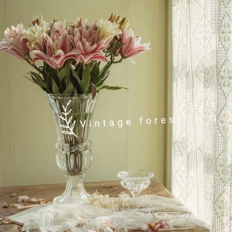 Modern Creative Triple Transparent Glass Water