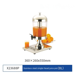 Distributeur de boissons fraîches de type buffet commercial avec glaçons, capacité de 8 L, distributeur de boissons lactées pour les fêtes et l'hôtellerie - Product Image 3