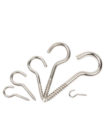 Crochet soudage oeil blanc acier inoxydable Weleded Kit mouton oeil vis jointure collier taraudage boulons vis autotaraudeuses avec anneaux