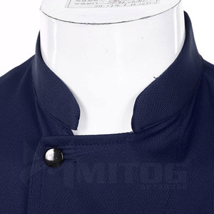 Camisas de chef de media manga superventas, cómodas y populares para uniformes de restaurantes y bares, directo de fábrica - Product Image 5