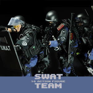Figura de Acción Articulada PATTIZ de Soldado SWAT Policía Militar de Plástico a Escala 1/6, Juguete Modelo en Condición Nueva Inspirado en Personajes de Frozen - Product Image 2