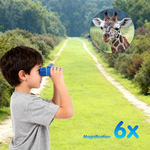 Telescopio de Bolsillo, Mini Binoculares Portátiles para Niños, 6X18 HD, Binoculares Profesionales de Alta Calidad para Exteriores con Luz LED - Product Image 2