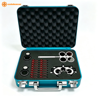 Mallette de transport multifonction en aluminium robuste, étanche, anti-choc, verrouillable, pour optométrie et essais optiques, ODM