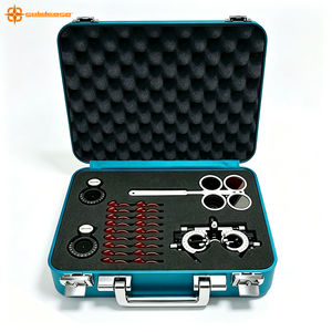 Maletín de Transporte Multifuncional de Aluminio Resistente al Agua, <span class=keywords><strong>con</strong></span> Protección Anticolisión, Cierre de Seguridad, para Almacenamiento de Óptica y Optometría, ODM - Product Image 1