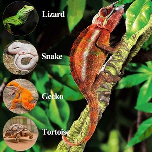 Plantes en PU pour terrarium, vignes flexibles pour reptiles, vignes d'escalade pour jungle, pour <span class=keywords><strong>gecko</strong></span>, serpent, <span class=keywords><strong>lézard</strong></span>, dragon barbu, bernard-l'ermite, grenouille - Product Image 4