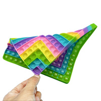 Vente en gros 12x12 Multiplication Math Games Board Times Table Learning Silicone Bubble Pop Fidget Jouets éducatifs Certifié ASTM