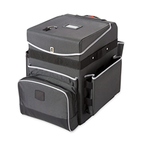 Chariot de nettoyage professionnel robuste, porte-outils, chariot de nettoyage rapide pour hôtel, chariot de ménage, sac à roulettes