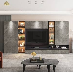 Современный дизайн, деревянная медиаконсоль, мебель для гостиной, напольный ТВ-шкаф с подставкой, настольный ТВ-блок, плавающий шкаф - Product Image 3