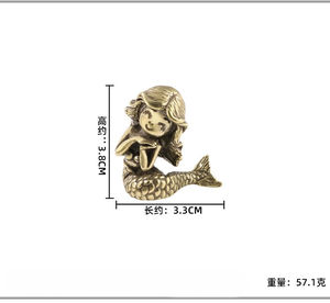 งานฝีมือจากโลหะทองเหลืองสำหรับตกแต่งแนวนางเงือกสุดสร้างสรรค์ - Product Image 5