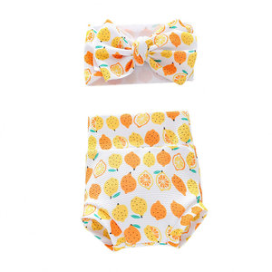 Ensemble Baby Bummies, Bummies et nœud pour bébé fille, Bummies et body Mama's Mani, Short taille haute pour bébé - Product Image 4