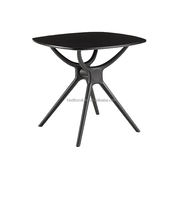 Offres Spéciales et prix le plus bas Meubles Dîner Table en plastique Simplicité Table à manger avec pieds en plastique