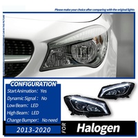 Pour Mercedes-Benz CLA W117 2014-2019, ensemble de phares modifiés LED 100W 6500 Lumens 6000K, feux de jour 12V, rétrofit/amélioration