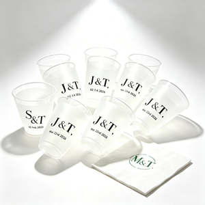 Gobelet transparent en PP jetable en forme de U de 8 oz (360 ml) ou 12 oz avec logo personnalisé, gobelet en plastique givré en forme de U avec couvercle pour boissons froides - Product Image 1