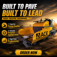 Fraiseuse à asphalte ACE XBJ100 1000 mm, moteur et pompe pour l'entretien routier, haute efficacité 127 m/h