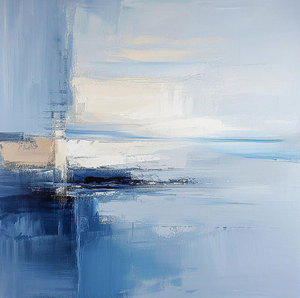 Chất lượng cao trừu tượng Minimalism Canvas tường nghệ thuật gốc nhà máy sơn dầu đóng khung với kết cấu kết thúc cho phòng khách - Product Image 2