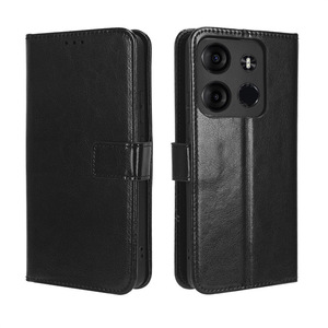 Funda de lujo tipo cartera de cuero PU Crazy Horse para teléfono Tecno Spark GO 2023 - Product Image 1