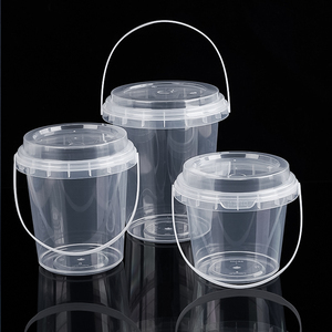 Rõ Ràng Nhựa 1L Xô Với Xử Lý Và Con Dấu Nắp Công Suất Lớn Nước Ép Trái Cây Cốc Ice Cream Sữa Chua Trà Sữa Lưu Trữ <span class=keywords><strong>Container</strong></span> Rỗng - Product Image 4