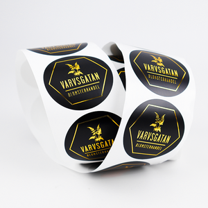 Etiquetas de Embalaje de Productos con Logotipo Personalizado, Rollo de Etiquetas Adhesivas de Vinilo Impermeables, Impresión de Etiquetas Adhesivas - Product Image 4