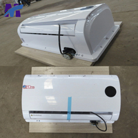 Aire Acondicionado Eléctrico Universal de 12V 24V para Techo de Camiones Pesados/Ligeros, Autocaravanas, Camionetas y Automóviles, con Control Remoto