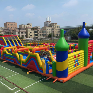 Công Viên Bơm Hơi <span class=keywords><strong>Funbox</strong></span> Lớn Giảm Giá Sốc Lâu Đài Nảy Bouncy Lâu Đài Nhảy Bơm Hơi Khổng Lồ 15ft Biệt Thự Trượt Vườn Thú Bơm Hơi - Product Image 2