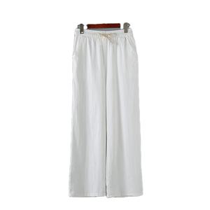 <span class=keywords><strong>Pantalon</strong></span> large en coton et <span class=keywords><strong>lin</strong></span> pour femmes été 2021 nouveau <span class=keywords><strong>pantalon</strong></span> ample <span class=keywords><strong>taille</strong></span> haute à jambe droite <span class=keywords><strong>grande</strong></span> <span class=keywords><strong>taille</strong></span> <span class=keywords><strong>pantalon</strong></span> décontracté mince - Product Image 6