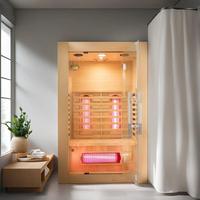 Garantie de 5 ans sur le système de chauffage, sauna infrarouge lointain pour deux personnes, vente en gros