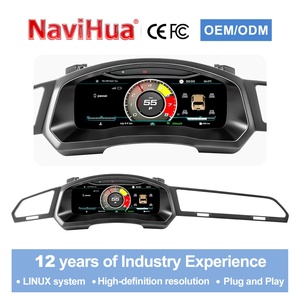 Tableau de bord numérique LCD OEM d'usine, mise à niveau du compteur de vitesse pour Volkswagen Tiguan L 2017-2021 - Product Image 1