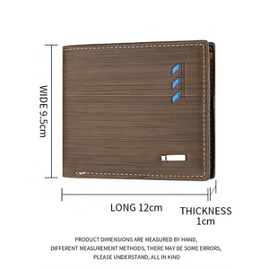 Wholesale Bifold Leather <b>Wallet</b> Credit Card Holder PU Leather <b>Wallet</b> <b>RFID</b> <b>Blocking</b> <b>Wallet</b> for Men - Product Image 2
