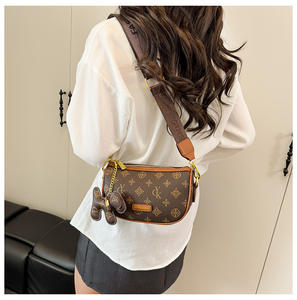 Sac à bandoulière vintage en cuir PVC de luxe 2025, sac à main pour femme, usage quotidien, bandoulière simple, polyester imperméable - Product Image 6