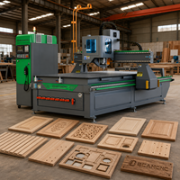 Machine de découpe CNC ATC 9KW 2040 pour la découpe de panneaux de bois entiers, la gravure d'enseignes en acrylique avec adsorption sous vide et certification CE