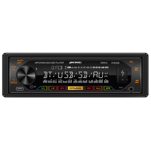 Duy nhất 1 DIN đa phương tiện Màn hình LCD Auto Stereo đài phát thanh phổ xe/CD/<span class=keywords><strong>MP3</strong></span> Máy nghe nhạc FM Transmitter SD thẻ USB BT DSP hệ thống - Product Image 1