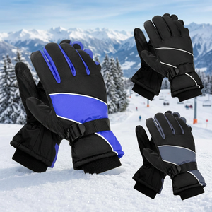 Guantes de Esquí Unisex para Exteriores, Personalizados, Deportivos, para Snowboard, Invierno, Impermeables, con Pantalla Táctil, de Poliéster, Térmicos y Aislantes - Product Image 4
