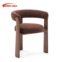 Chaises de salle à manger en bois massif nordique de haute qualité, design personnalisé, siège en velours, structure durable, chaise de restaurant rouge, mobilier pour la maison