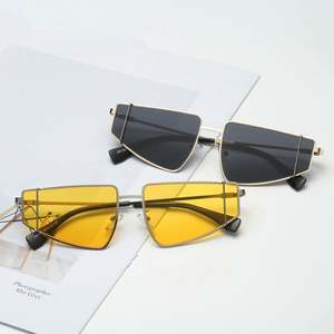 Lunettes de soleil de style nouveau 2019 pour femmes et hommes, lunettes de soleil punk, monture en métal - Product Image 5