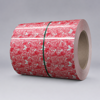 Bobine d'acier prélaqué PPGL à motifs, bobine d'acier Galvalume prépeinte, bobine d'acier revêtue de couleur pour matériaux de toiture – Approvisionnement direct usine