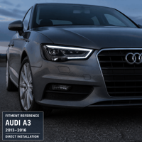 Ensemble de phares LED spécialement conçus pour Audi A3, modèle 2013-2016, nouveau style, feux de jour