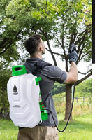 Pulvérisateur à dos électrique 15L, pulvérisateur à pompe, 6,5 bars, haute pression, rechargeable, batterie longue durée 20V, automatique, agricole