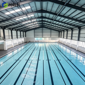 Estructura de Acero Modular Duradera para Complejos de Piscinas, Centro Acuático de Gran Envergadura, Estructura para Depósito de Deportes Acuáticos - Product Image 1