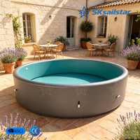 Hochwertiger Sommer-Outdoor-Wasserpool, Tragbarer Aufblasbarer Drop-Stitch-Schwimmbecken für Erwachsene und Kinder