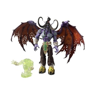 Figurine articulée lumineuse en PVC Illidan le Démon de World of Warcraft, vente en gros d'usine, figurine de <span class=keywords><strong>jeu</strong></span> d'anime 2D - Product Image 1