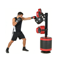 Support de Cible de Boxe Multifonctionnel Vertical en Cuir Personnalisé – Équipement de Fitness Commercial pour Salle de Sport – Station d'Entraînement de Force