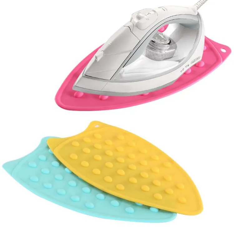 ซิลิโคนรีดผ้าผ้าห่มความร้อน Dotted Bubbled Flatiron Mat,แบบพกพา Rest แผ่นรีดผ้า Pad Pad