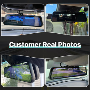 9 "4K phía trước 1080p phía sau ống kính kép gương Dash Cam Xe <span class=keywords><strong>DVR</strong></span> Ghi âm với Wifi GPS 24h đậu xe màn hình tầm nhìn ban đêm màn hình cảm ứng - Product Image 6