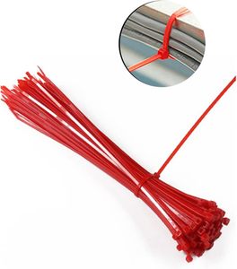 Red Zip Plastic <b>Ties</b> Small Zipties <b>Tie</b> <b>Wraps</b>, Multi-Purpose Cable Management <b>Ties</b>, Self-Locking Ziptie for - Product Image 5