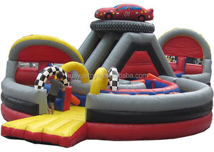 Château gonflable personnalisé, jouets, course d'obstacles, aire <span class=keywords><strong>de</strong></span> jeux pour enfants, parc à thème, voitures miniatures - Product Image 2