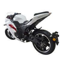Moto électrique de course 72V 2000W pour adultes, vitesse maximale 100km/h, batterie amovible, frein à disque, tout-terrain et route - Nouveauté très demandée
