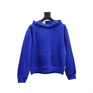เสื้อฮู้ดสีขาวสำหรับผู้ชาย ทรงโอเวอร์ไซส์ ผ้าฝ้ายทอ 100% มีกระเป๋าเสื้อ สวมใส่สบายๆ สำหรับฤดูใบไม้ร่วง - Product Image 5