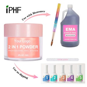 IPHF Shimmer Glitter Crystal Clear <span class=keywords><strong>Pink</strong></span> Polvo acrílico EMA Dipping Acrílico Nail Powder <span class=keywords><strong>Cover</strong></span> <span class=keywords><strong>Pink</strong></span> - Product Image 4