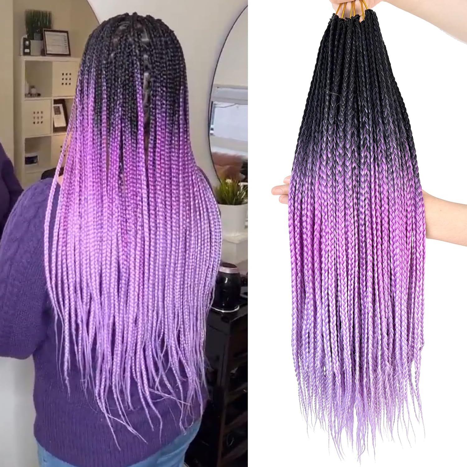 Ombre purple