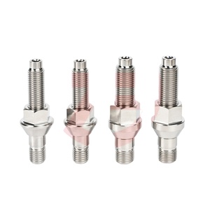 GR5 6AL4V M12/14x1.5x75mm 90mm Kit de boulons de roue en titane pour goujons et écrous - Product Image 1